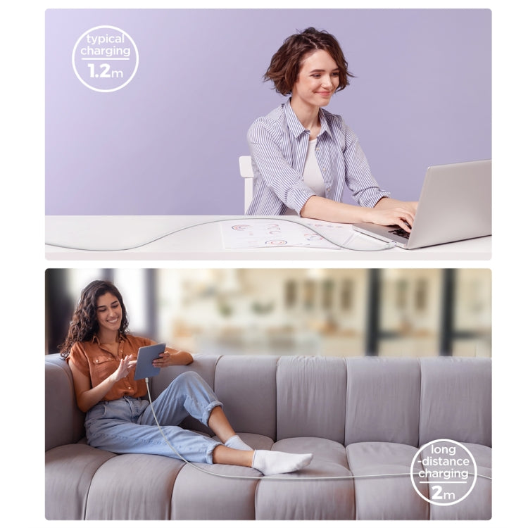 JOYROOM S-AL012A14 Multi-Color Series 2.4A USB to 8 Pin Fast Charging Data Cable, Length:1.2m