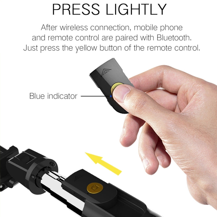 K10 Bluetooth 4.0 Mobile Phone Adjustable Bluetooth Selfie Stick Self-timer Pole Tripod