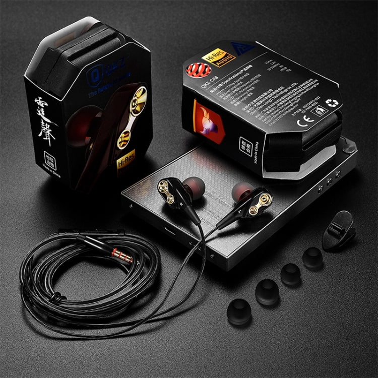 QKZ CK8 HiFi In-ear Four Unit Sports Music Headphones