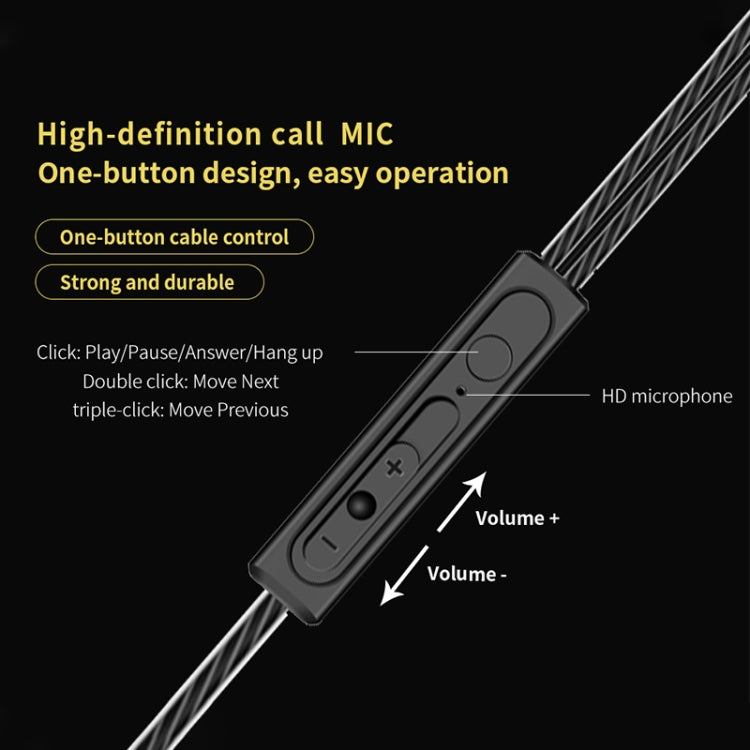 QKZ CK8 HiFi In-ear Four Unit Sports Music Headphones