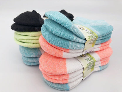 (12 Pairs) 4-6 Years Kids' Ankle Socks Cushion Socks dealonline.co.nz