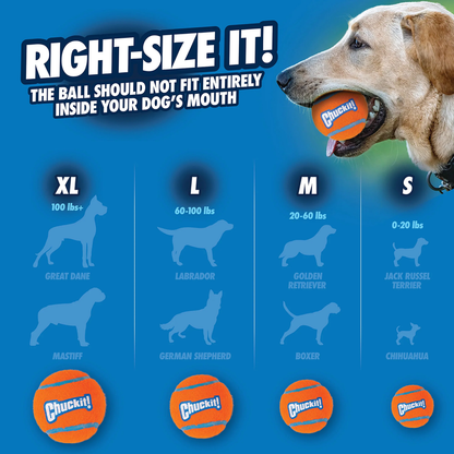 Chuckit! Tennis Ball Lge - 1pk Animal Addiction Limited