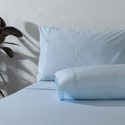ORGANIC COTTON COLOURED SHEET SET 250TC - SKY Whites of London NZ