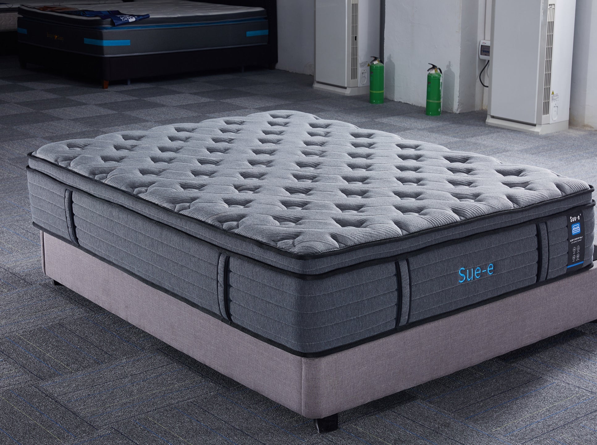 'Comfortably' 7 zones pocket spring mattress with memory foam Double Size sue-e furniture