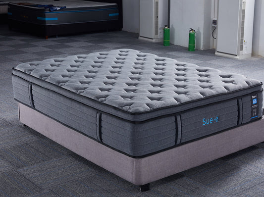 'Comfortably' 7 zones pocket spring mattress with memory foam Double Size sue-e furniture