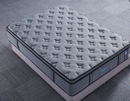 'Comfortably' 7 zones pocket spring mattress with memory foam Double Size sue-e furniture