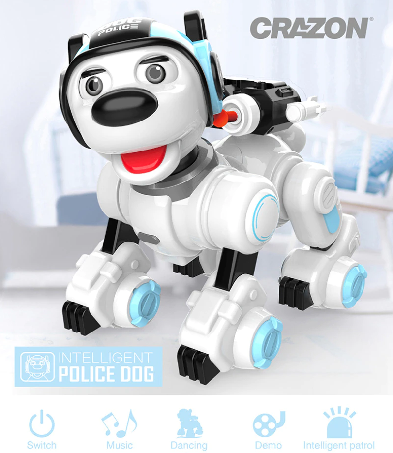 RC Smart Dog Patrol Dance Sing Shooting RC Robot Toy Gift dealonline.co.nz