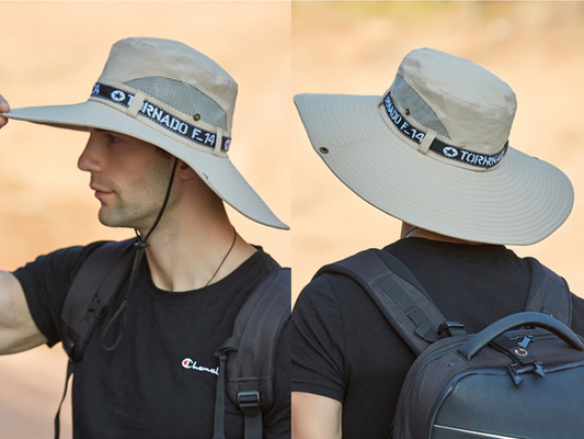 92050-NAVY Sun HatS Wide Brim Bucket Outdoor Fishing Hiking Cap UV Protection dealonline.co.nz