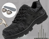 Steel Toe Work Shoes Anti Piercing Lightweight Sneakers Hiking Shoes