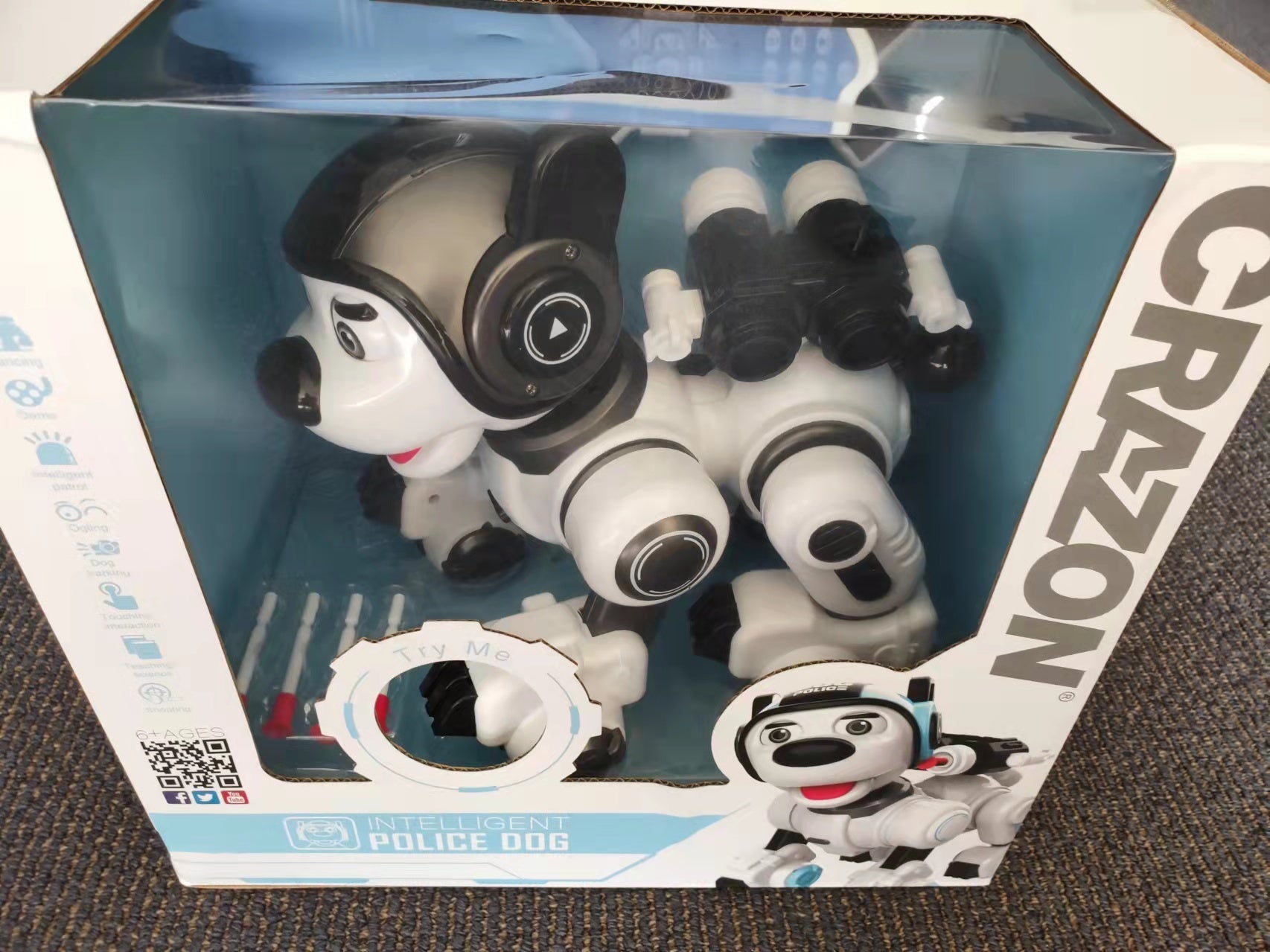 RC Smart Dog Patrol Dance Sing Shooting RC Robot Toy Gift dealonline.co.nz
