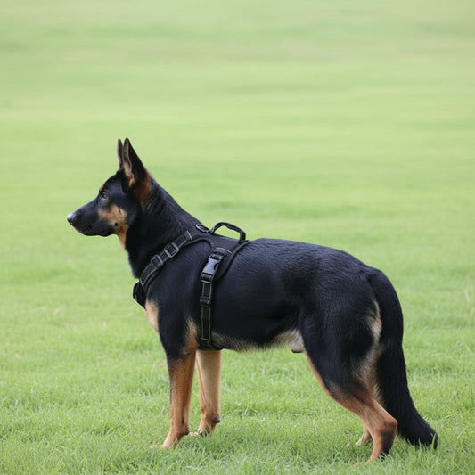 Dog Harness Set Pet Adjustable Chest Strap Walking Collar Vest dealonline.co.nz