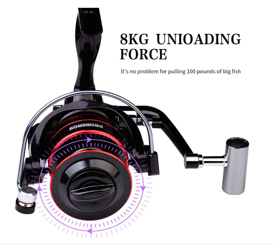 Metal Spinning Fishing Reel Left/Right Retrieve 5.2:1 12 Ball Bearings dealonline.co.nz
