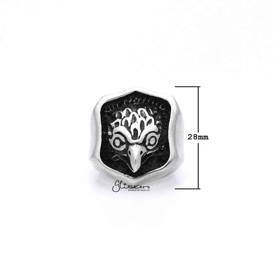 Stainless Steel Eagle Casting Men's Ring