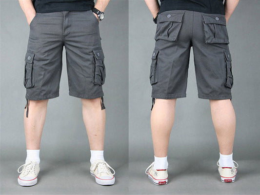 Cargo Short 1/2 Pants Outdoor Solid Color Work Short Hiking Camping dealonline.co.nz