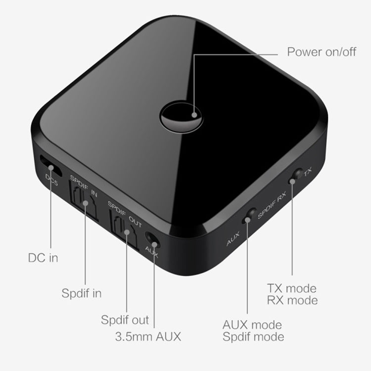 Bluetooth 5.0 Ffiber Optic Bluetooth Receiver CSR8670 Bluetooth Transmitter 2 in 1 Supports APTX