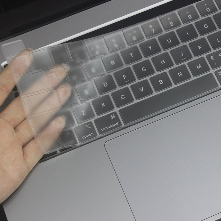 ENKAY Hat-Prince 3 in 1 For MacBook Pro 13 inch A2289 / A2251 (2020) Crystal Hard Shell Protective Case + Europe Version Ultra-thin TPU Keyboard Protector Cover + Anti-dust Plugs Set