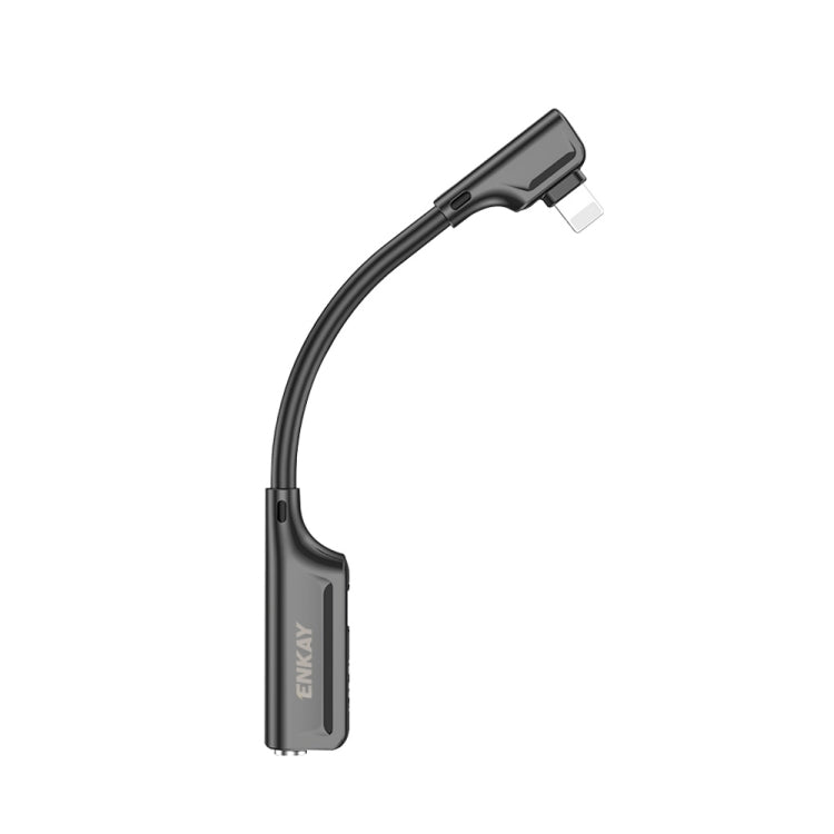 ENKAY ENK-AT103 8 Pin to 3.5mm Audio ＆ 8 Pin Charging Interfaces Converter Zinc Alloy Adapter
