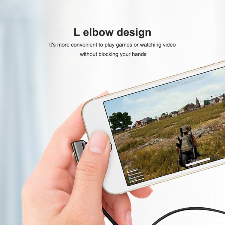 ENKAY ENK-AT103 8 Pin to 3.5mm Audio ＆ 8 Pin Charging Interfaces Converter Zinc Alloy Adapter