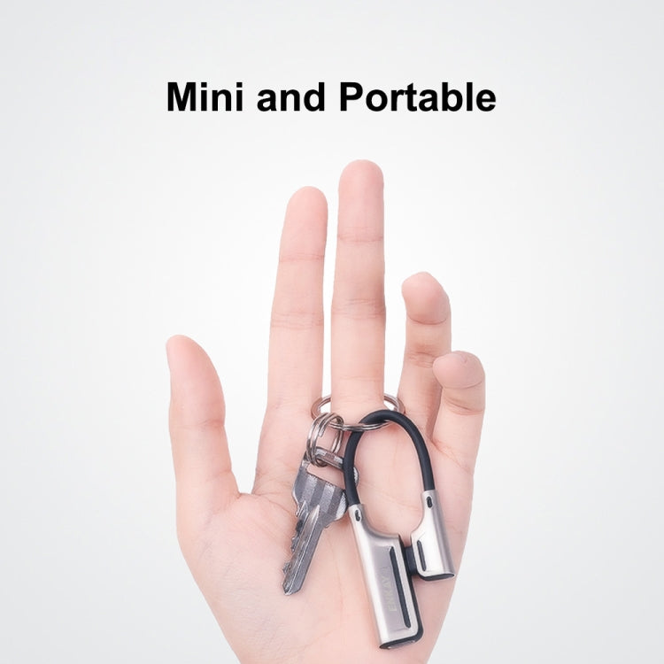 ENKAY ENK-AT103 8 Pin to 3.5mm Audio ＆ 8 Pin Charging Interfaces Converter Zinc Alloy Adapter