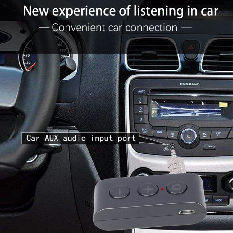 BR03 Card Car Bluetooth 5.0 Receiver Speaker Music Wireless Audio Receiver Bluetooth Hands-free Call