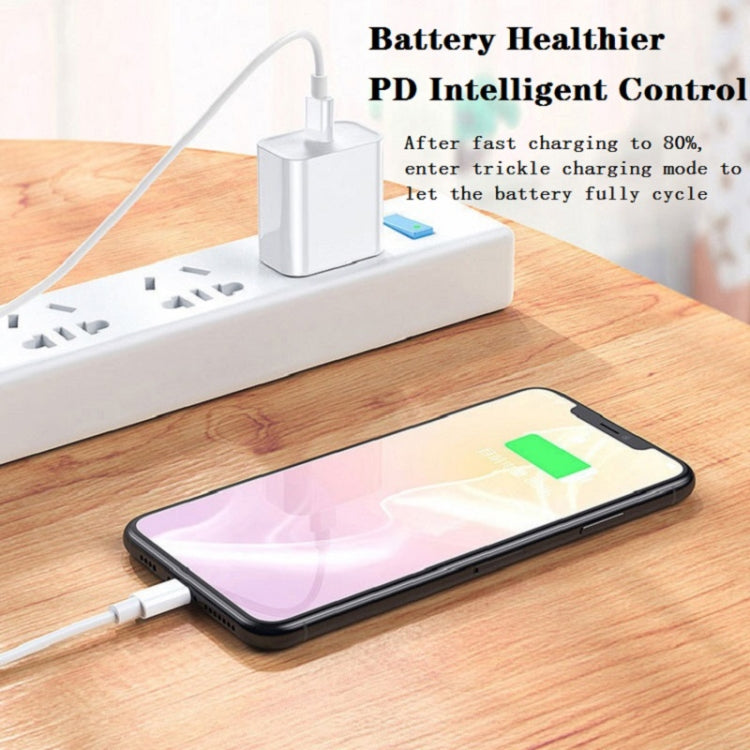 20W PD 3.0 Travel Fast Charger Power Adapter with USB-C / Type-C to Type-C Fast Charge Data Cable, AU Plug