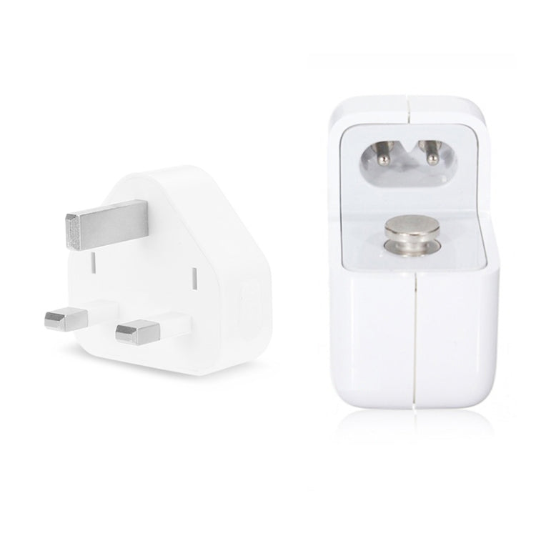 12W USB Charger + USB to 8 Pin Data Cable for iPad / iPhone / iPod Series, UK Plug