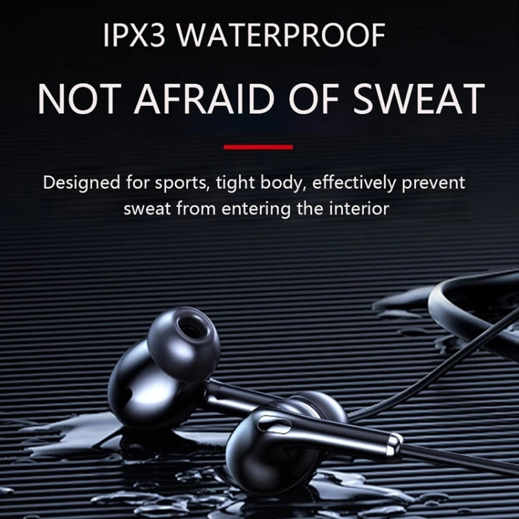 960 Neckband Magnetic Stereo Headphone with LED Display Support TF Card