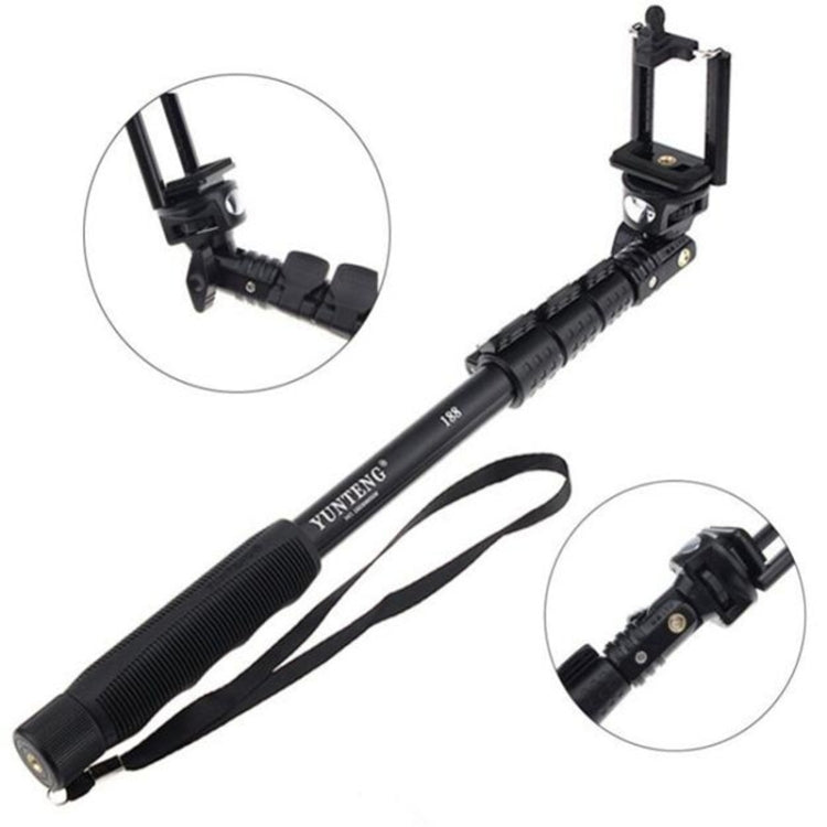 Yunteng 188 Extendable Handheld Telescopic Monopod, for Cameras / Smartphones / Mobiles