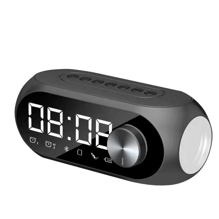 AEC S8 Alarm Clock Bluetooth Speakers with LED Light Support TF / FM