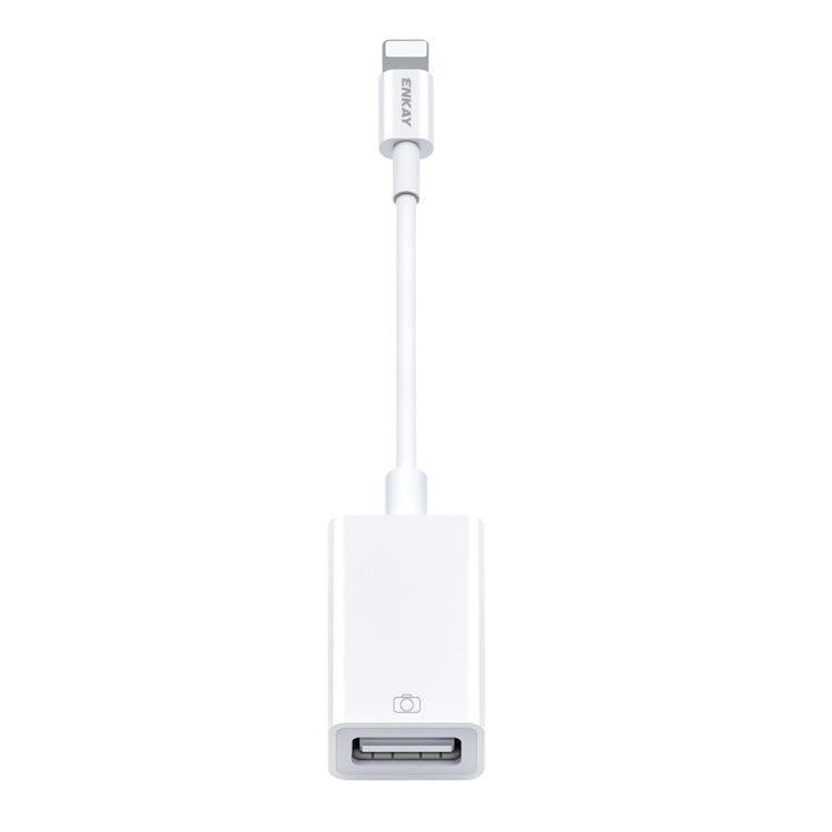ENKAY ENK-AT108 8 Pin to USB 3.0 OTG Adapter Data Cable for iPhone / iPad