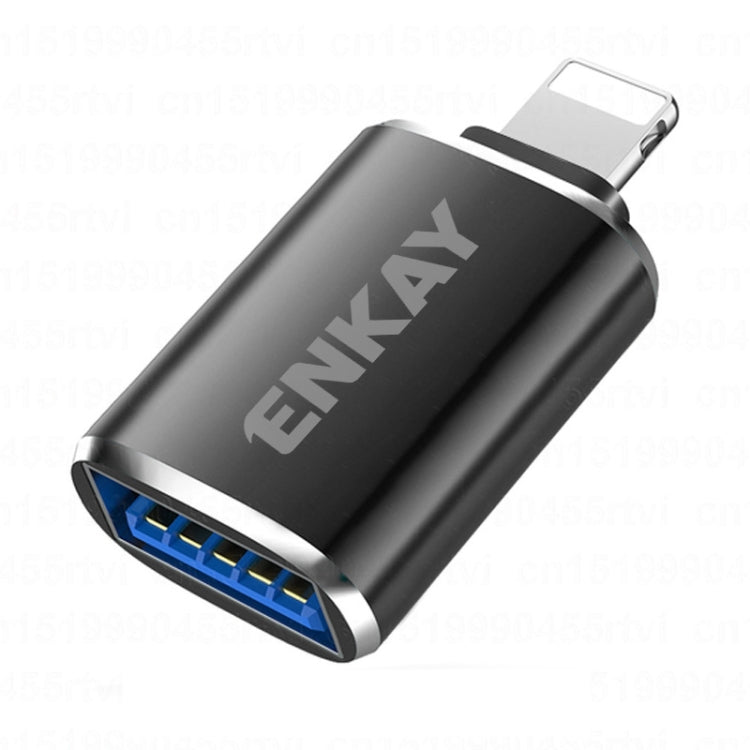 ENKAY ENK-AT110 8 Pin Male to USB 3.0 Female Aluminium Alloy OTG Adapter