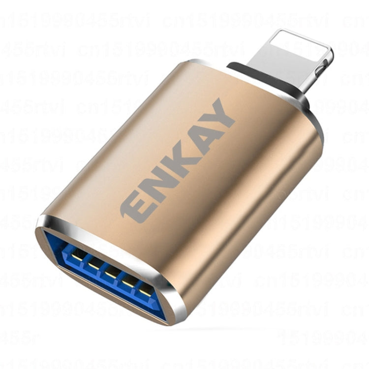 ENKAY ENK-AT110 8 Pin Male to USB 3.0 Female Aluminium Alloy OTG Adapter