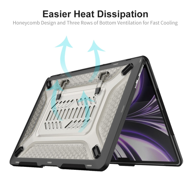 For MacBook Air 13.6 2022/2024 A2681 (M2) / A3113 (M3) ENKAY Hat-Prince 3 in 1 Protective Bracket  Case Cover Hard Shell with TPU Keyboard Film / Anti-dust Plugs