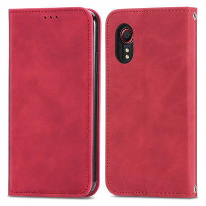 Retro Skin Feel Magnetic Leather Phone Case, For Samsung Galaxy A05s 4G, For Samsung Galaxy A25 5G, For Samsung Galaxy S23 FE 5G, For Samsung Galaxy A24 5G, For Samsung Galaxy S23 Ultra 5G, For Samsung Galaxy S23+ 5G, For Samsung Galaxy S23 5G         ...