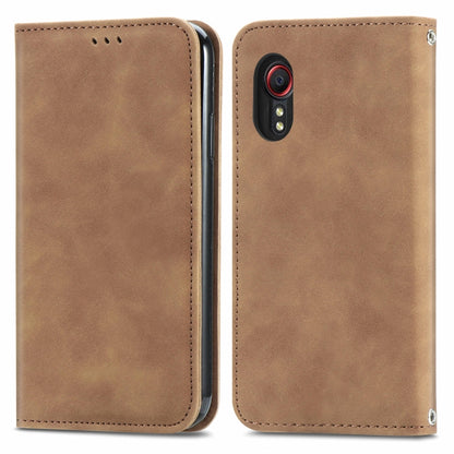 Retro Skin Feel Magnetic Leather Phone Case, For Samsung Galaxy A05s 4G, For Samsung Galaxy A25 5G, For Samsung Galaxy S23 FE 5G, For Samsung Galaxy A24 5G, For Samsung Galaxy S23 Ultra 5G, For Samsung Galaxy S23+ 5G, For Samsung Galaxy S23 5G         ...