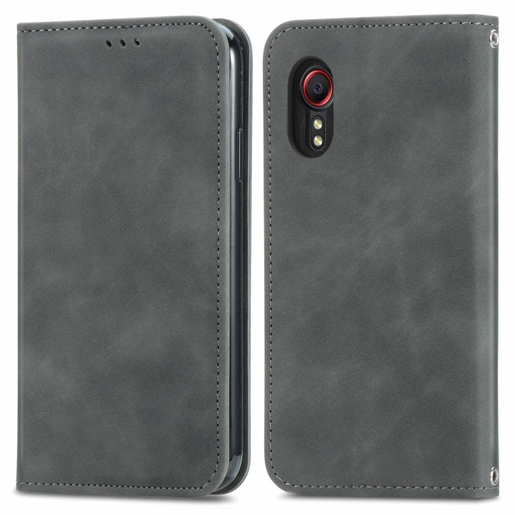 Retro Skin Feel Magnetic Leather Phone Case, For Samsung Galaxy A05s 4G, For Samsung Galaxy A25 5G, For Samsung Galaxy S23 FE 5G, For Samsung Galaxy A24 5G, For Samsung Galaxy S23 Ultra 5G, For Samsung Galaxy S23+ 5G, For Samsung Galaxy S23 5G         ...