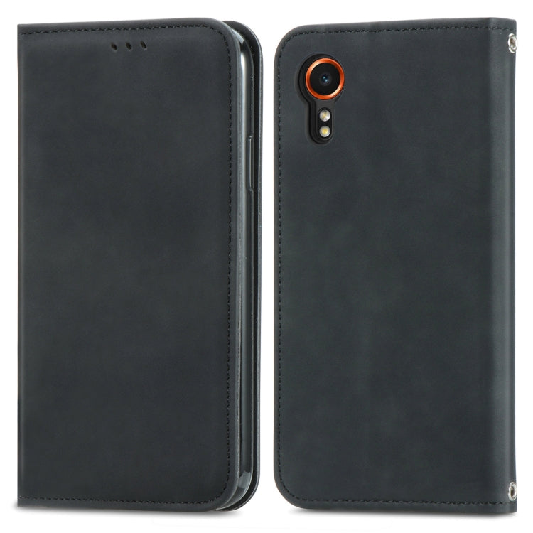 Retro Skin Feel Magnetic Leather Phone Case, For Samsung Galaxy XCover 7, For Samsung Galaxy A55 5G, For Samsung Galaxy A35 5G, For Samsung Galaxy S24 Ultra 5G, For Samsung Galaxy S24+ 5G, For Samsung Galaxy S24 5G, For Samsung Galaxy A15              ...
