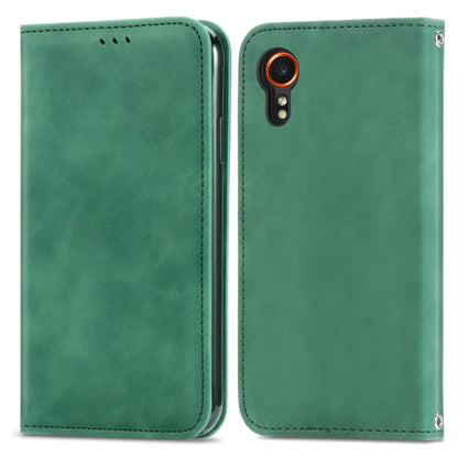 Retro Skin Feel Magnetic Leather Phone Case, For Samsung Galaxy XCover 7, For Samsung Galaxy A55 5G, For Samsung Galaxy A35 5G, For Samsung Galaxy S24 Ultra 5G, For Samsung Galaxy S24+ 5G, For Samsung Galaxy S24 5G, For Samsung Galaxy A15              ...