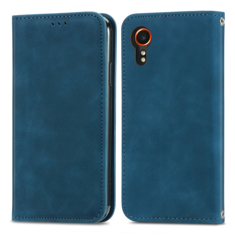 Retro Skin Feel Magnetic Leather Phone Case, For Samsung Galaxy XCover 7, For Samsung Galaxy A55 5G, For Samsung Galaxy A35 5G, For Samsung Galaxy S24 Ultra 5G, For Samsung Galaxy S24+ 5G, For Samsung Galaxy S24 5G, For Samsung Galaxy A15              ...