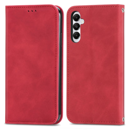 Retro Skin Feel Magnetic Leather Phone Case, For Samsung Galaxy A05s 4G, For Samsung Galaxy A25 5G, For Samsung Galaxy S23 FE 5G, For Samsung Galaxy A24 5G, For Samsung Galaxy S23 Ultra 5G, For Samsung Galaxy S23+ 5G, For Samsung Galaxy S23 5G         ...