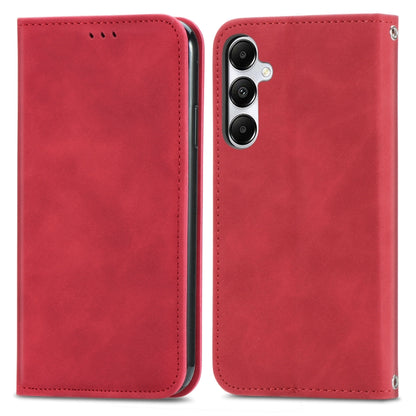 Retro Skin Feel Magnetic Leather Phone Case, For Samsung Galaxy XCover 7, For Samsung Galaxy A55 5G, For Samsung Galaxy A35 5G, For Samsung Galaxy S24 Ultra 5G, For Samsung Galaxy S24+ 5G, For Samsung Galaxy S24 5G, For Samsung Galaxy A15              ...