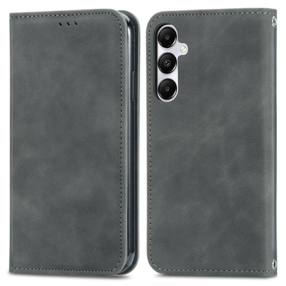Retro Skin Feel Magnetic Leather Phone Case, For Samsung Galaxy XCover 7, For Samsung Galaxy A55 5G, For Samsung Galaxy A35 5G, For Samsung Galaxy S24 Ultra 5G, For Samsung Galaxy S24+ 5G, For Samsung Galaxy S24 5G, For Samsung Galaxy A15              ...