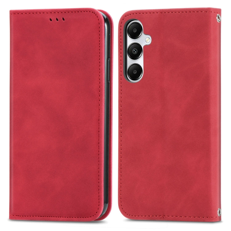 Retro Skin Feel Magnetic Leather Phone Case, For Samsung Galaxy XCover 7, For Samsung Galaxy A55 5G, For Samsung Galaxy A35 5G, For Samsung Galaxy S24 Ultra 5G, For Samsung Galaxy S24+ 5G, For Samsung Galaxy S24 5G, For Samsung Galaxy A15              ...