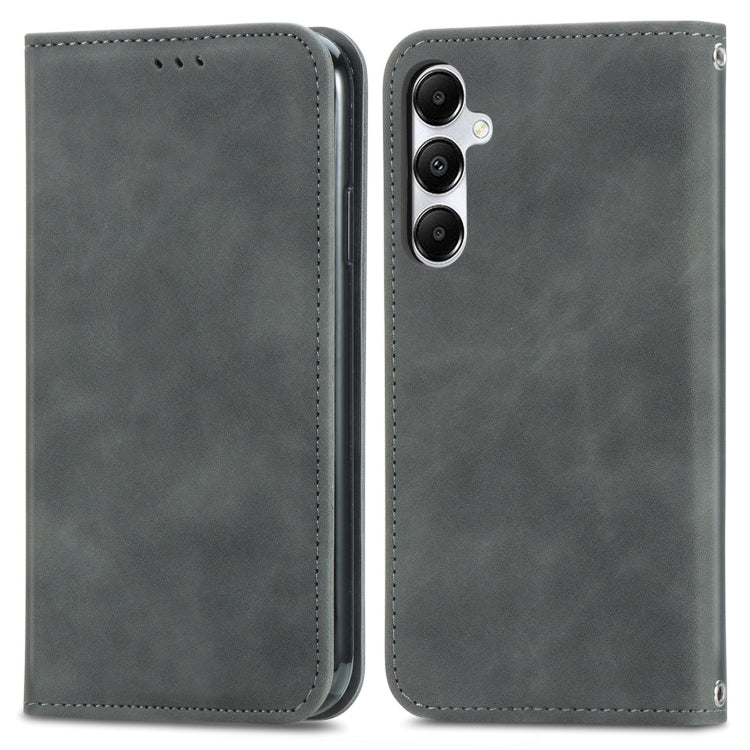 Retro Skin Feel Magnetic Leather Phone Case, For Samsung Galaxy XCover 7, For Samsung Galaxy A55 5G, For Samsung Galaxy A35 5G, For Samsung Galaxy S24 Ultra 5G, For Samsung Galaxy S24+ 5G, For Samsung Galaxy S24 5G, For Samsung Galaxy A15              ...