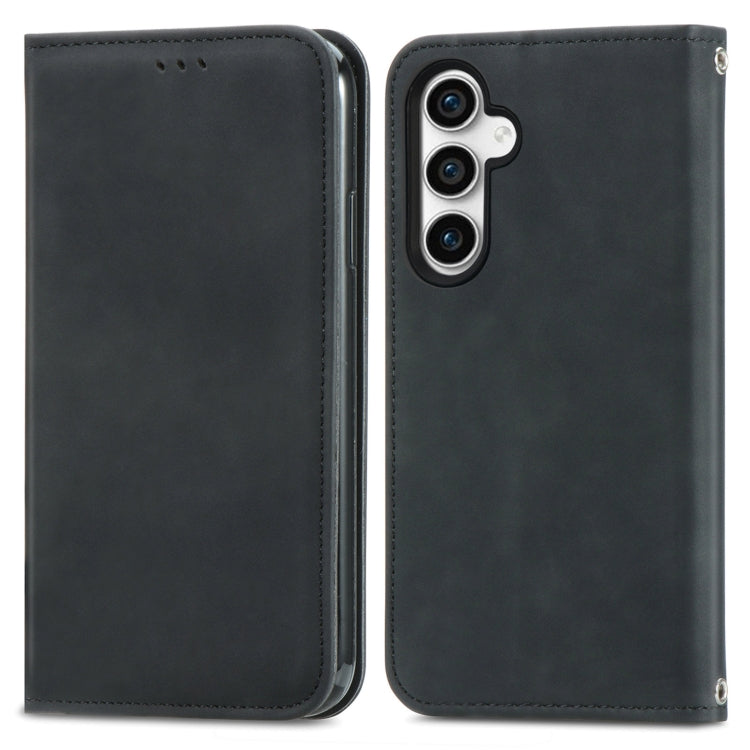 Retro Skin Feel Magnetic Leather Phone Case, For Samsung Galaxy A05s 4G, For Samsung Galaxy A25 5G, For Samsung Galaxy S23 FE 5G, For Samsung Galaxy A24 5G, For Samsung Galaxy S23 Ultra 5G, For Samsung Galaxy S23+ 5G, For Samsung Galaxy S23 5G         ...