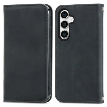 Retro Skin Feel Magnetic Leather Phone Case, For Samsung Galaxy A05s 4G, For Samsung Galaxy A25 5G, For Samsung Galaxy S23 FE 5G, For Samsung Galaxy A24 5G, For Samsung Galaxy S23 Ultra 5G, For Samsung Galaxy S23+ 5G, For Samsung Galaxy S23 5G         ...