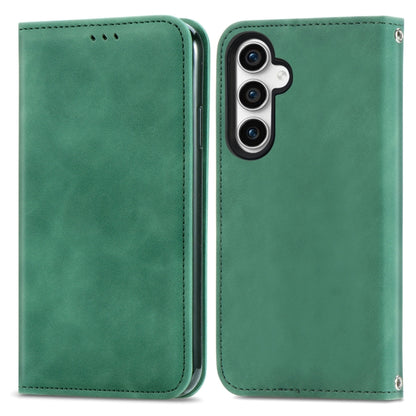 Retro Skin Feel Magnetic Leather Phone Case, For Samsung Galaxy A05s 4G, For Samsung Galaxy A25 5G, For Samsung Galaxy S23 FE 5G, For Samsung Galaxy A24 5G, For Samsung Galaxy S23 Ultra 5G, For Samsung Galaxy S23+ 5G, For Samsung Galaxy S23 5G         ...