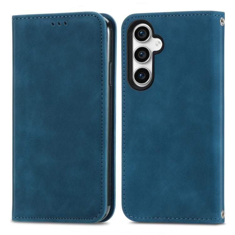 Retro Skin Feel Magnetic Leather Phone Case, For Samsung Galaxy A05s 4G, For Samsung Galaxy A25 5G, For Samsung Galaxy S23 FE 5G, For Samsung Galaxy A24 5G, For Samsung Galaxy S23 Ultra 5G, For Samsung Galaxy S23+ 5G, For Samsung Galaxy S23 5G         ...