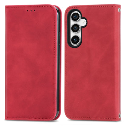 Retro Skin Feel Magnetic Leather Phone Case, For Samsung Galaxy A05s 4G, For Samsung Galaxy A25 5G, For Samsung Galaxy S23 FE 5G, For Samsung Galaxy A24 5G, For Samsung Galaxy S23 Ultra 5G, For Samsung Galaxy S23+ 5G, For Samsung Galaxy S23 5G         ...