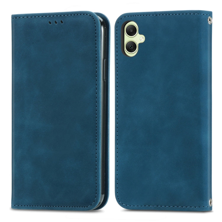 Retro Skin Feel Magnetic Leather Phone Case, For Galaxy S25+ 5G, For Galaxy S25 Ultra 5G, For Galaxy A16, For Galaxy A06, For Galaxy S24 FE 5G, For Samsung Galaxy M35, For Samsung Galaxy M14 4G, For Samsung Galaxy M15